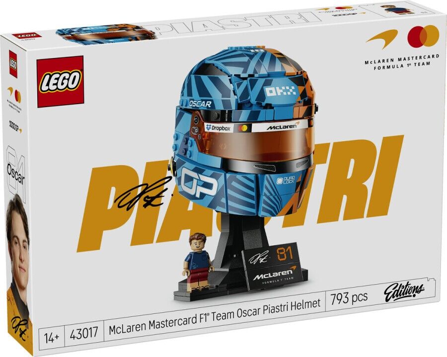 Lego Editions McLaren Mastercard F1 Team Oscar Piastri Kaskı 43017