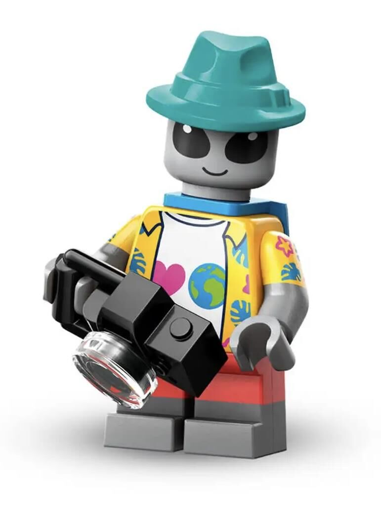 Lego Minifigür 71046 - Seri 26 -  3 Alien Tourist