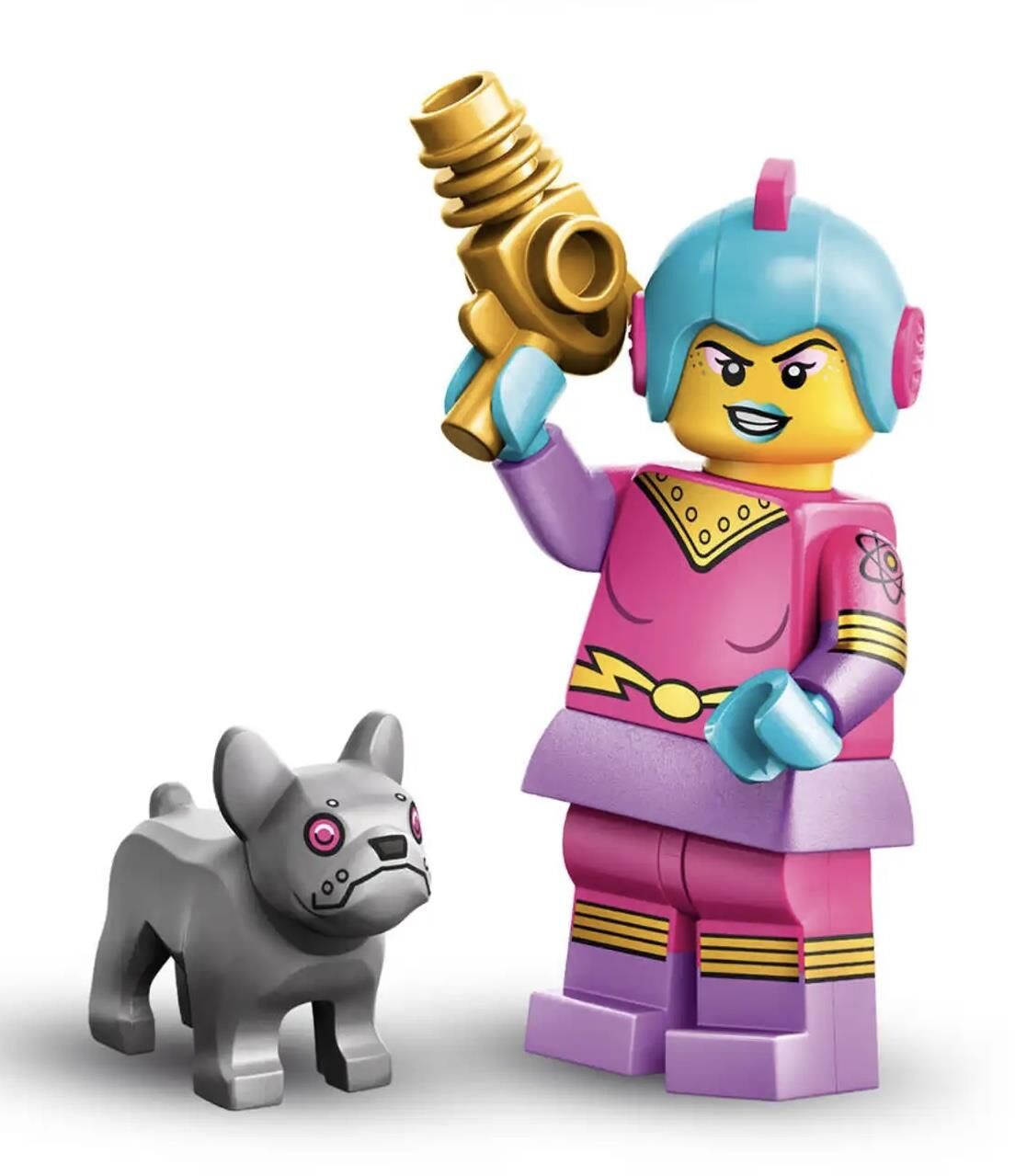 Lego Minifigür 71046 - Seri 26 -  4 Retro Space Heroine