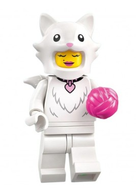 Lego Minifigür 71051 Seri 28 - 02 Fluffy Cat Costume