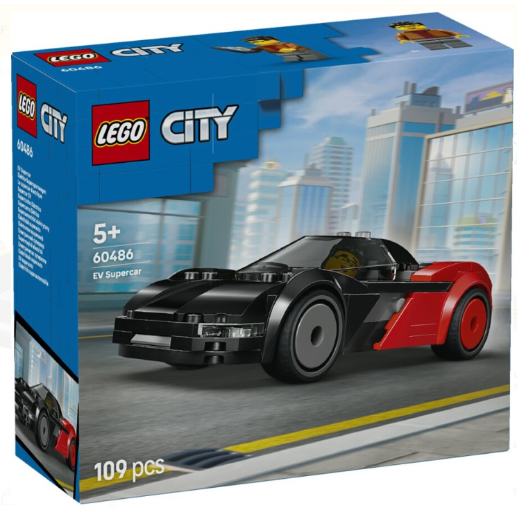 Lego City Elektrikli Süper Araba 60486