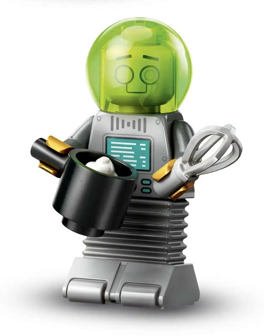 Lego Minifigür 71046 - Seri 26 -  9 Robot Butler