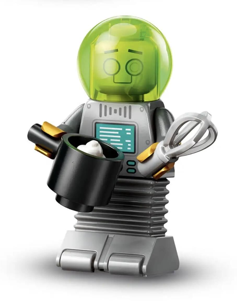 Lego Minifigür 71046 - Seri 26 -  9 Robot Butler