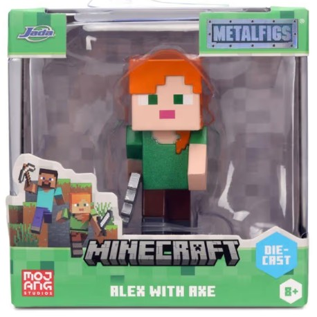Jada Toys Minecraft - Alex With Axe Metal Figür 2.5''