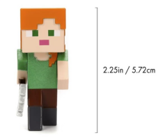 Jada Toys Minecraft - Alex With Axe Metal Figür 2.5''