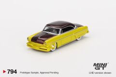 Mini GT Lincoln Capri Hot Rod 1954 Lime Yellow BL 794
