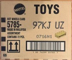 Hot Wheels Kısa Karton 72'li Kutu 5785-97KJUZ