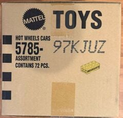 Hot Wheels Kısa Karton 72'li Kutu 5785-97KJUZ