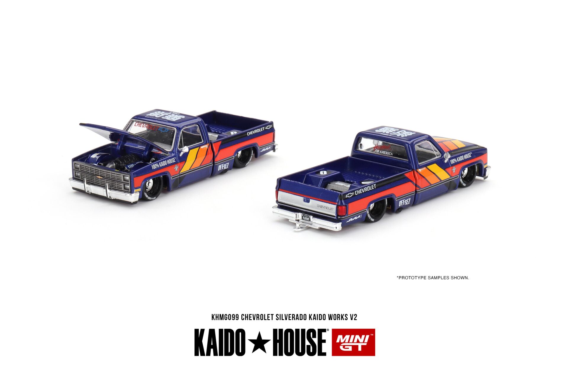 Mini GT Kaido House Chevrolet Silverado KAIDO WORKS V2 099