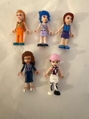 Orjinal Lego Friends Minifigür 5'li Set
