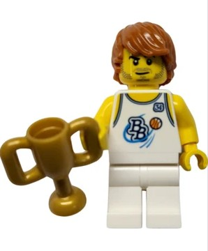 Orjinal Lego Minifigür Basketball Player