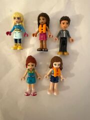 Orjinal Lego Friends Minifigür 5'li Set