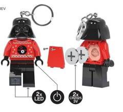 Lego Led Anahtarlık Star Wars Darth Vader with Holiday Sweater