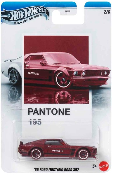 Hot Wheels Silver Series Pantone '69 Ford Mustang Boss 302 JKY48