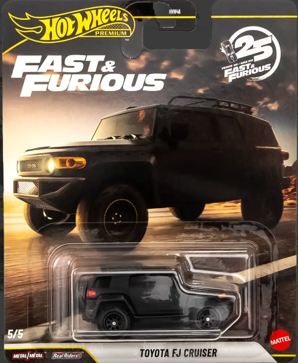 Hot Wheels Premium Fast & Furious Toyota FJ Cruiser JHW69