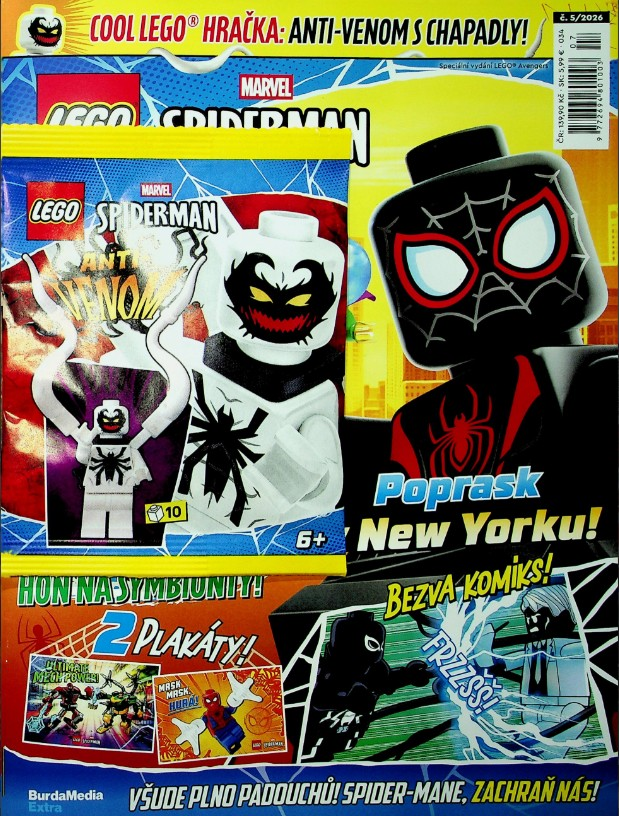 Lego Spiderman Aylık Dergi 05/2026 - Anti Venom Figür - Çekçe