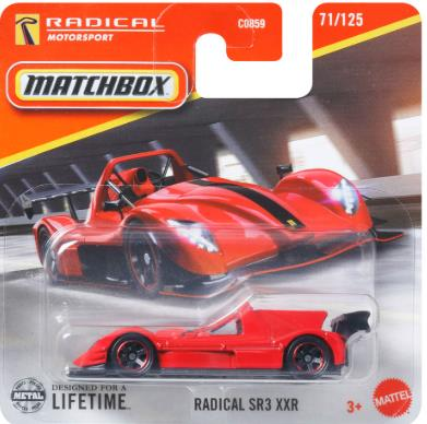 Matchbox Tekli Arabalar Radical SR3 XXR JBR72
