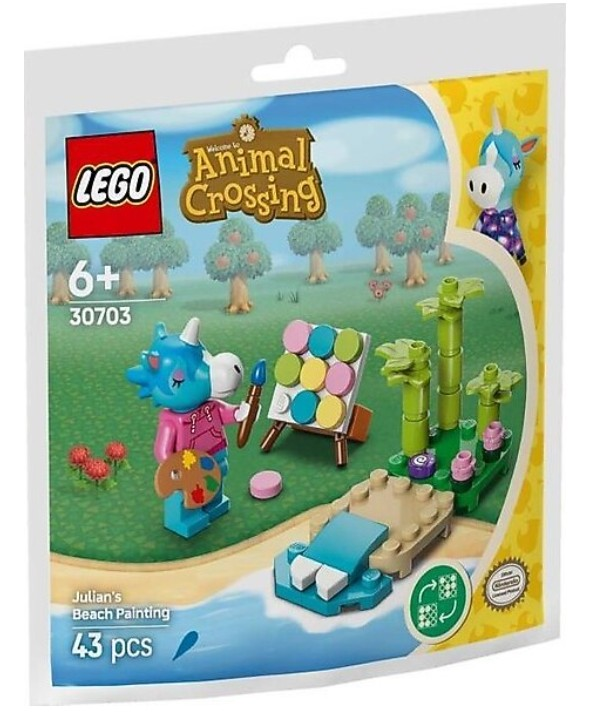 Lego Animal Crossing Julian's Beach Painting Polybag 30703