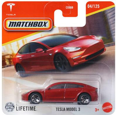 Matchbox Tekli Arabalar Tesla Moel 3 JBR41