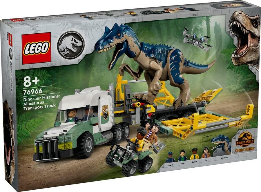 Lego Jurassic World Dinozor Görevleri: Allosaurus Taşıma Kamyonu 76966