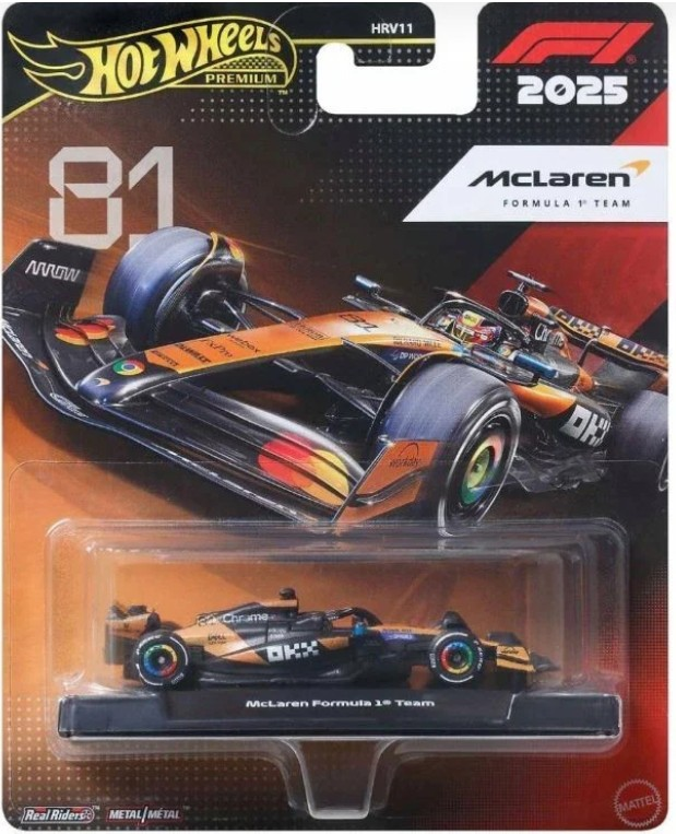 Hot Wheels Premium F1 2025 McLaren 81 JKD81