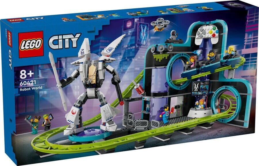 LEGO City Robot Dünyası Hız Treni Parkı 60421