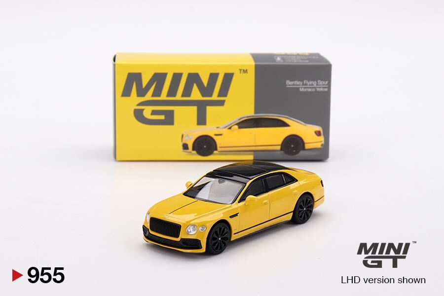 Mini GT Bentley Flying Spur Monaco Yellow 955