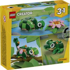 Lego Creator 3’ü 1 Arada Creator Turtle with a Water Lily Flower 31377
