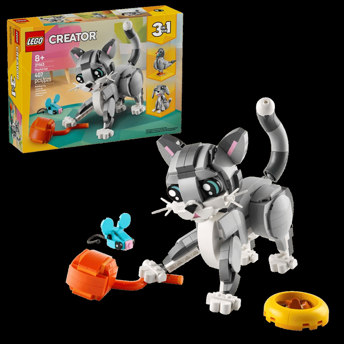 Lego Creator 3’ü 1 Arada Playful Cat 31163