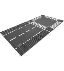 Lego City Straight & Crossroad Plates 7280