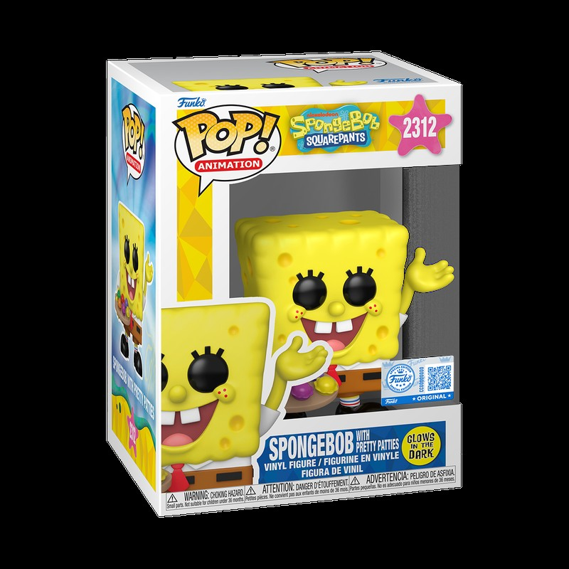 Funko Pop SpongeBob with Pretty Patties (Glow) 2312