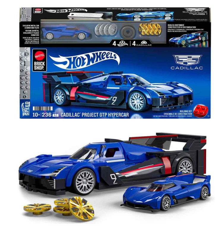 Hot Wheels Mattel Brick Shop Cadillac Project GTP Hypercar JFR89