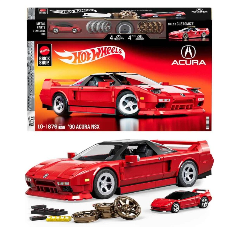 Hot Wheels Mattel Brick Shop '90 Acura NSX  JFT17