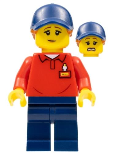 Lego Minifigür Legoland Park Worker Female llp011
