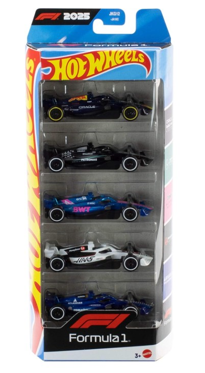 Hot Wheels 2025 Formula 1 5'li Set JLN11