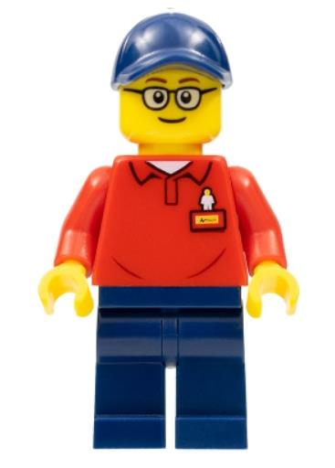 Lego Minifigür Legoland Park Worker Male llp016