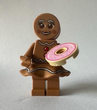 Orjinal Lego Minifigür Gingerbread Woman