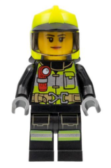 Lego Minifigür Fire Female cty1371