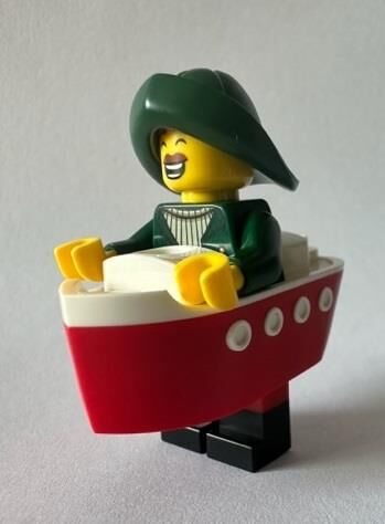 Orjinal Lego Minifigür Ferry Boat Captain