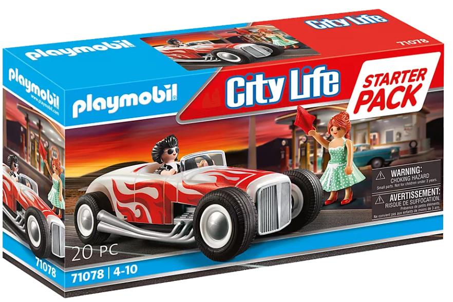Playmobil 71078 Starter Pack Hot Rod