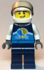 Lego Minifigür Race Car Driver Male cty1110