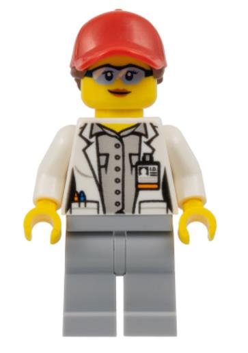 Lego Minifigür - Scientist Female cty1069