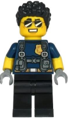 Lego Minifigür Police Officer Duke DeTain cty1210