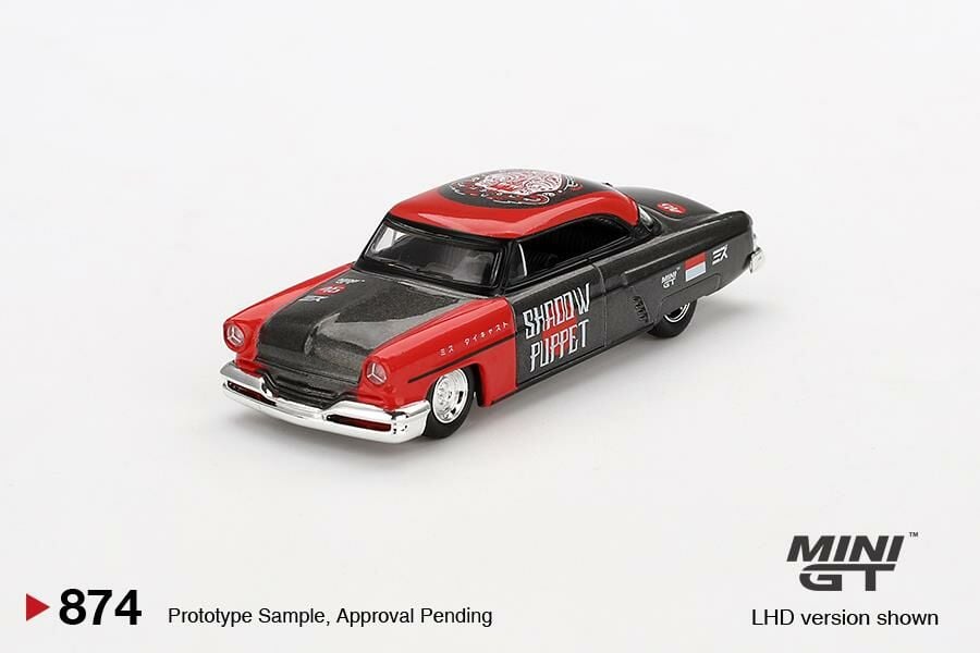 Mini GT Lincoln Capri Hot Rod 1954 ''Shadow Puppet'' MINI GT x MIZU Diecast 2024 BL 874