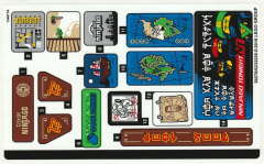 Lego 70657 Ninjago City Docks - YAPIM KILAVUZU / STICKER -