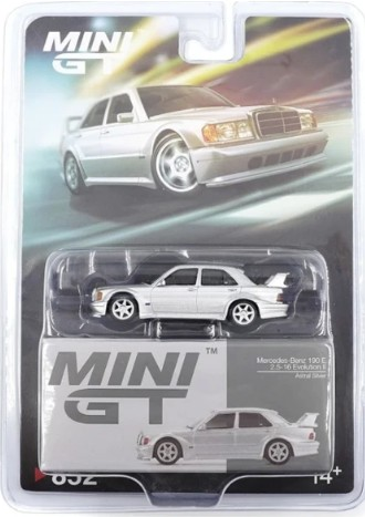 Mini GT Mercedes-Benz 190E 2.5-16 Evolution II Astral Silver BL 852