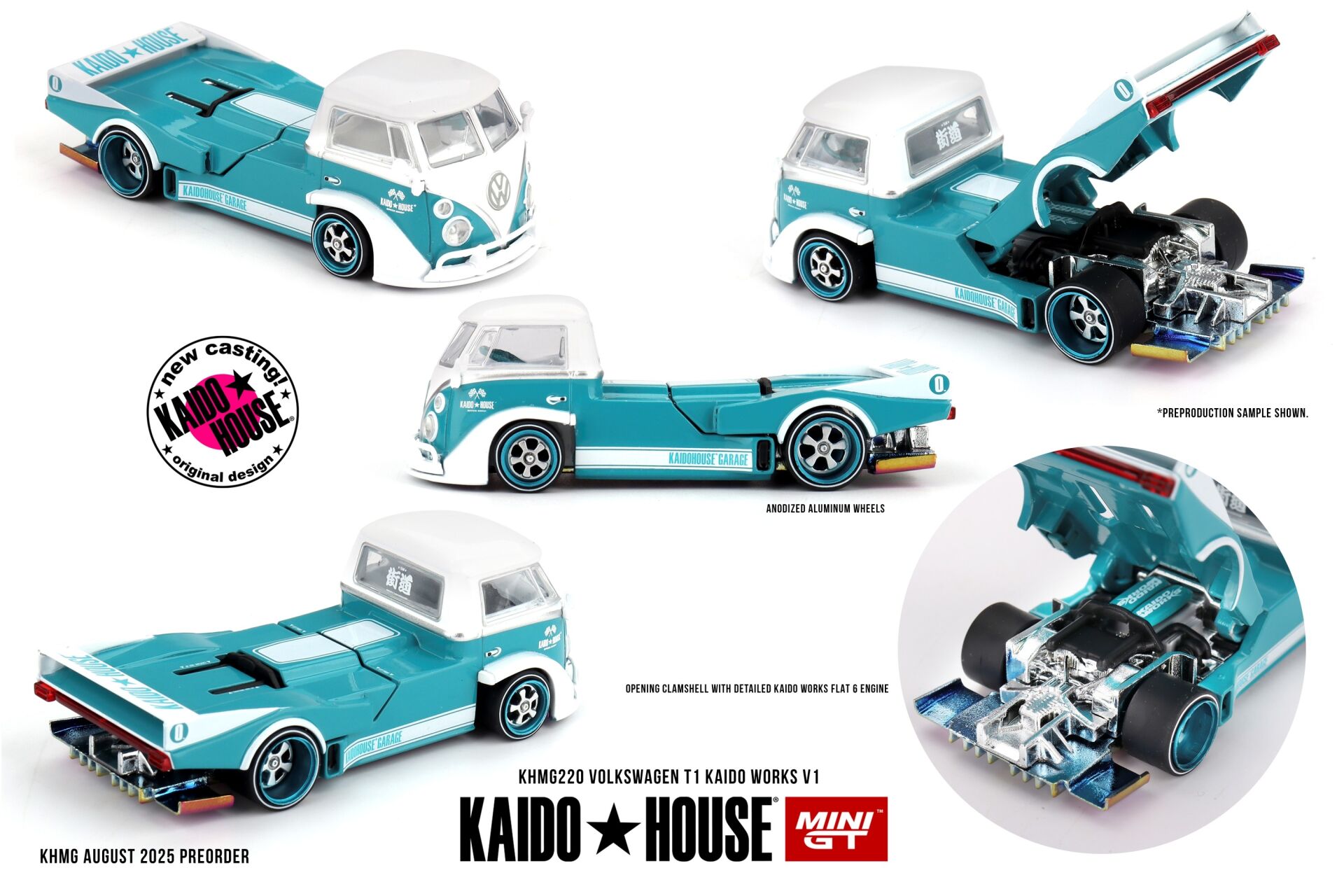 Kaido House x Mini GT Volkswagen T1 KAIDO WORKS V1 220