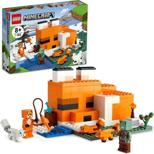 Lego Minecraft Tilki Kulübesi 21178