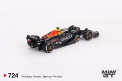 Mini GT Oracle Red Bull Racing RB19 #1 Max Verstappen 2023 F1 Bahrain GP Winner 724