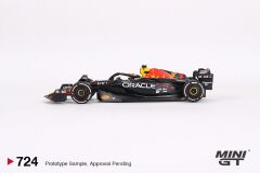 Mini GT Oracle Red Bull Racing RB19 #1 Max Verstappen 2023 F1 Bahrain GP Winner 724